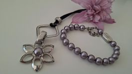 Energetix Schmuckset Armband und Kette mit Anhänger