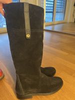 Tommy Hilfiger Winterstiefel, Wildleder, Gr. 37, Schwarz