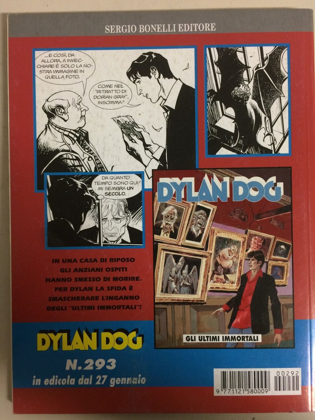 Fumetti: DYLAN DOG  # 292 ANIME PRIGIONIERE Sergio Bonelli 2011 – Usato da Vezia venduto da Aquarius_Age 1