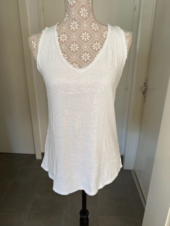 Sa'Sa - Top avec sequins  - M