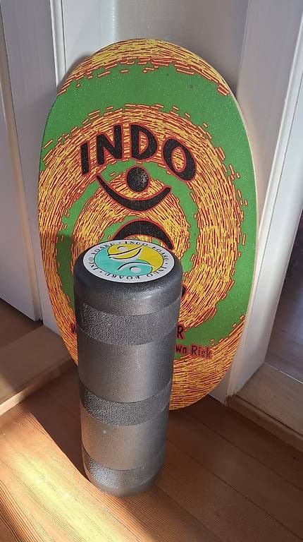 Hometrainer: Indo Board aus Holz mit Rolle – Gebraucht aus Winterthur von Draco44 1