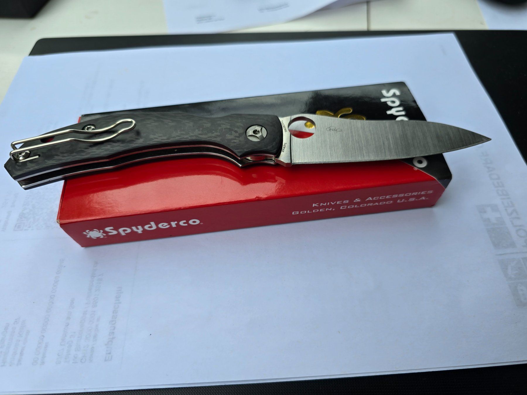 Spyderco Taschenmesser: Spyderco Kapara – Gebraucht aus Ettingen von 1025andreas 1