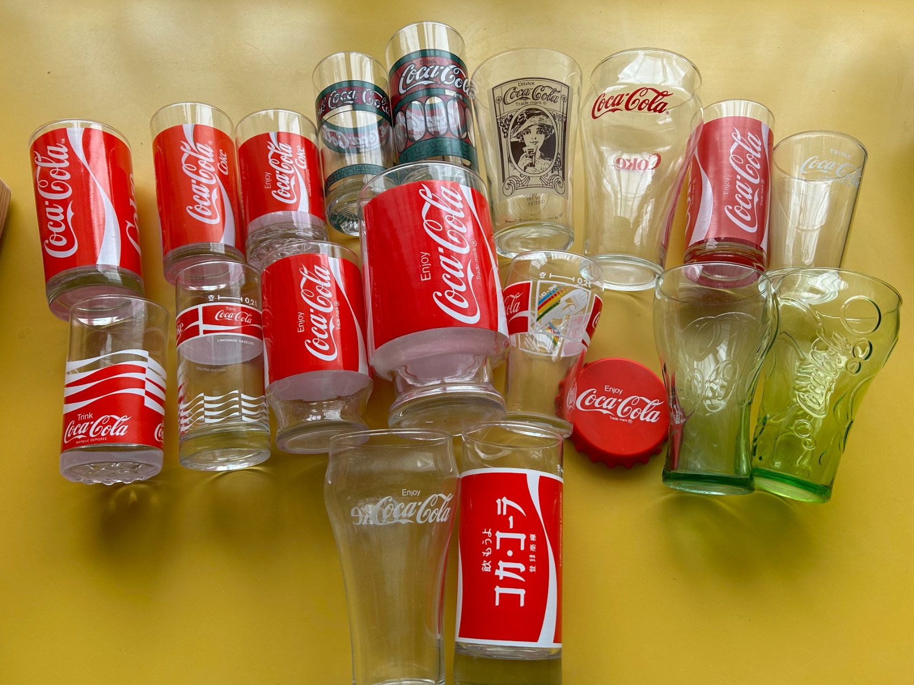 Verres: Coca-Cola Gläser Sammlung – D'occasion à Pieterlen par fif007 1