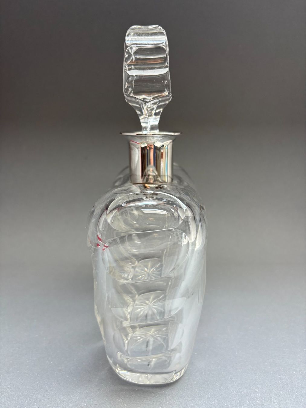 Caraffe: Kristall Karaffe Silbermontur 1940 Silber 800 – Usato da Zürich venduto da timeless.tones 2