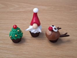 Winter Muffins Handgemacht, Auch für Maileg