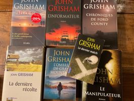 Lot de 7 Romans Policier John Grisham - Thriller