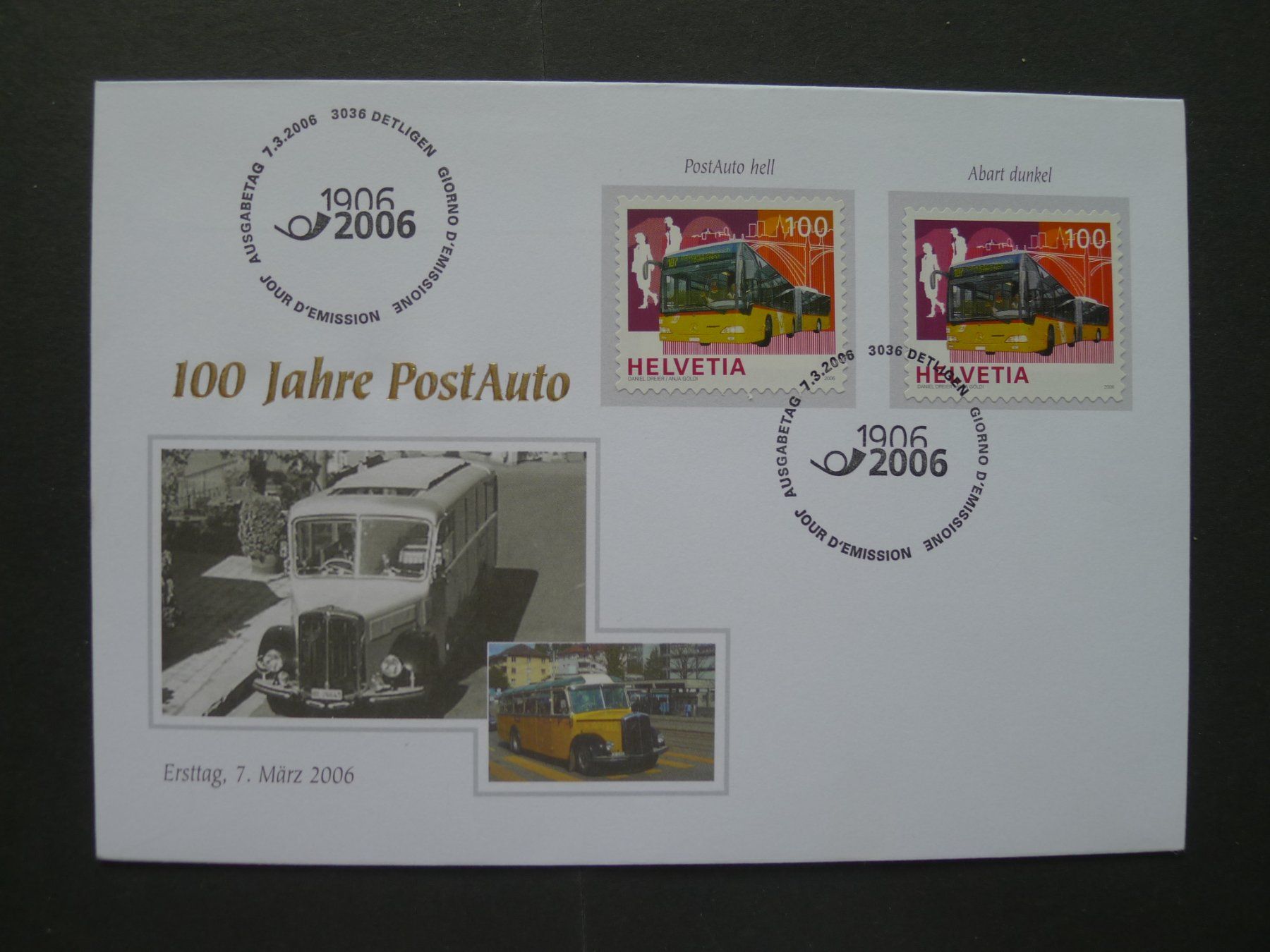 Tutti i francobolli: 2006 Nr. 1193 hell und Abart dunkel auf FDC – Usato da Dagmersellen venduto da wyss1982