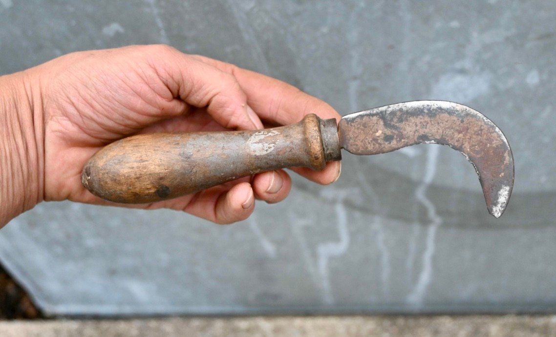 Alle Werkzeuge: ANTIKE Handsichel Länge ca. 20.5cm – Gebraucht aus Pfaffhausen von mono_rec 1