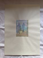 Aquarell kleines Bild breiter Rand