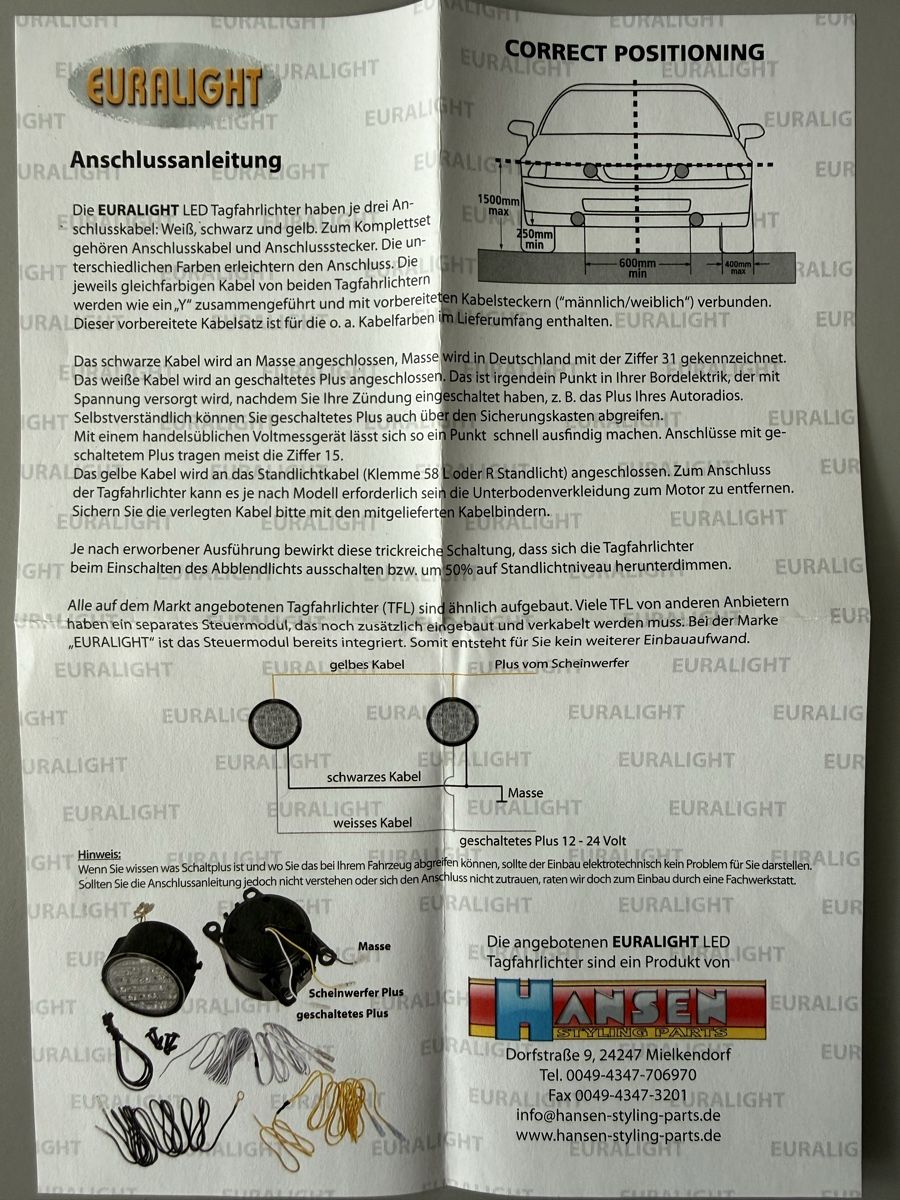 Composants électroniques: Universal EURALIGHT Tagfahrlicht High Power LED neu – Neuf avec emballage d'origine à Oberhof par Babylonier 2