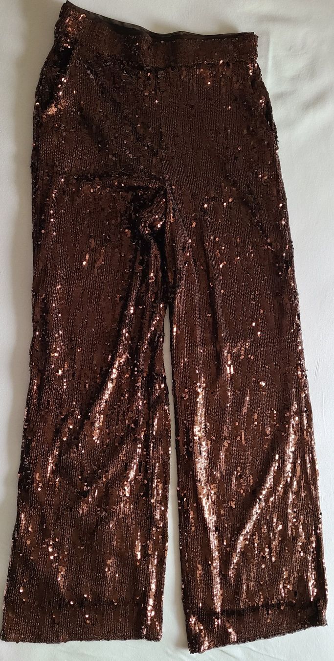 C&A Pantaloni: Pailettenhose von C&A, Gr 36 – Usato da Basel venduto da Luzora 1