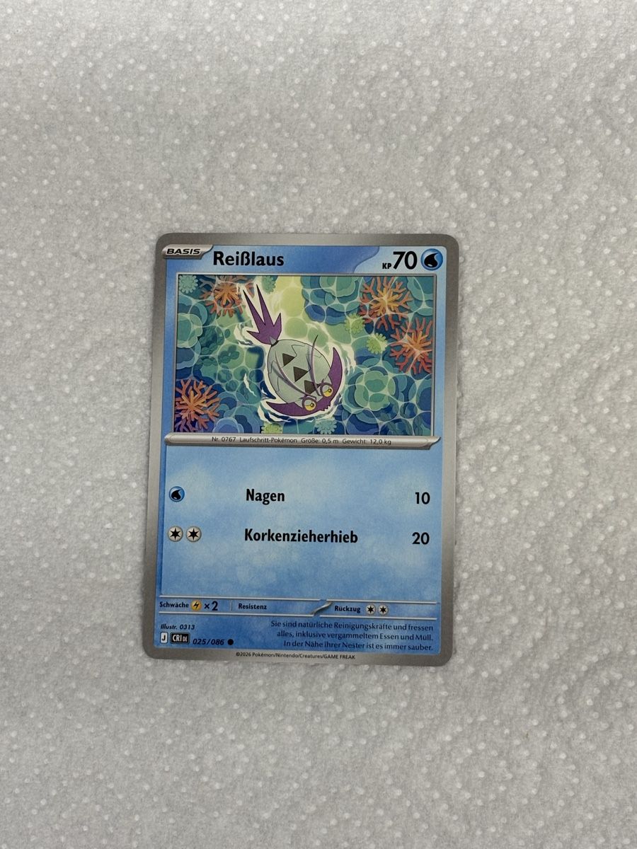 Pokémon Carte collezionabili: Reißlaus Pokemon Card – Nuovo (secondo la descrizione) da Lyss venduto da deb_5brs