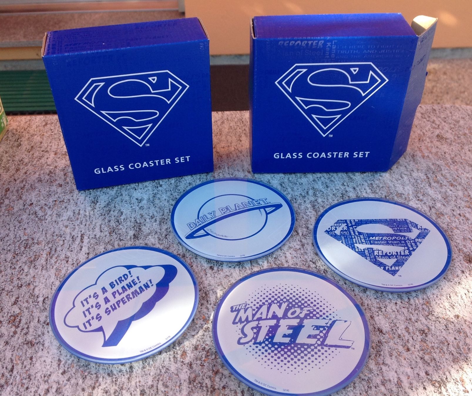 Untersetzer: Sottobicchieri Superman Daily Planet Set Nuovo – Neu und originalverpackt aus Riva San Vitale von ramarro57