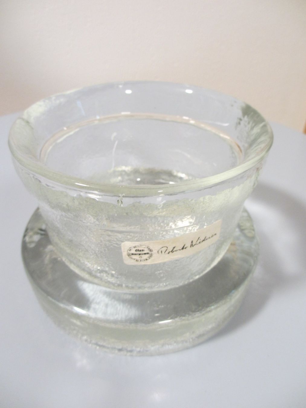 Bicchieri: Schale und Untersetzter, Glas, handgemacht – Usato da Herisau venduto da fan_h9qj 1