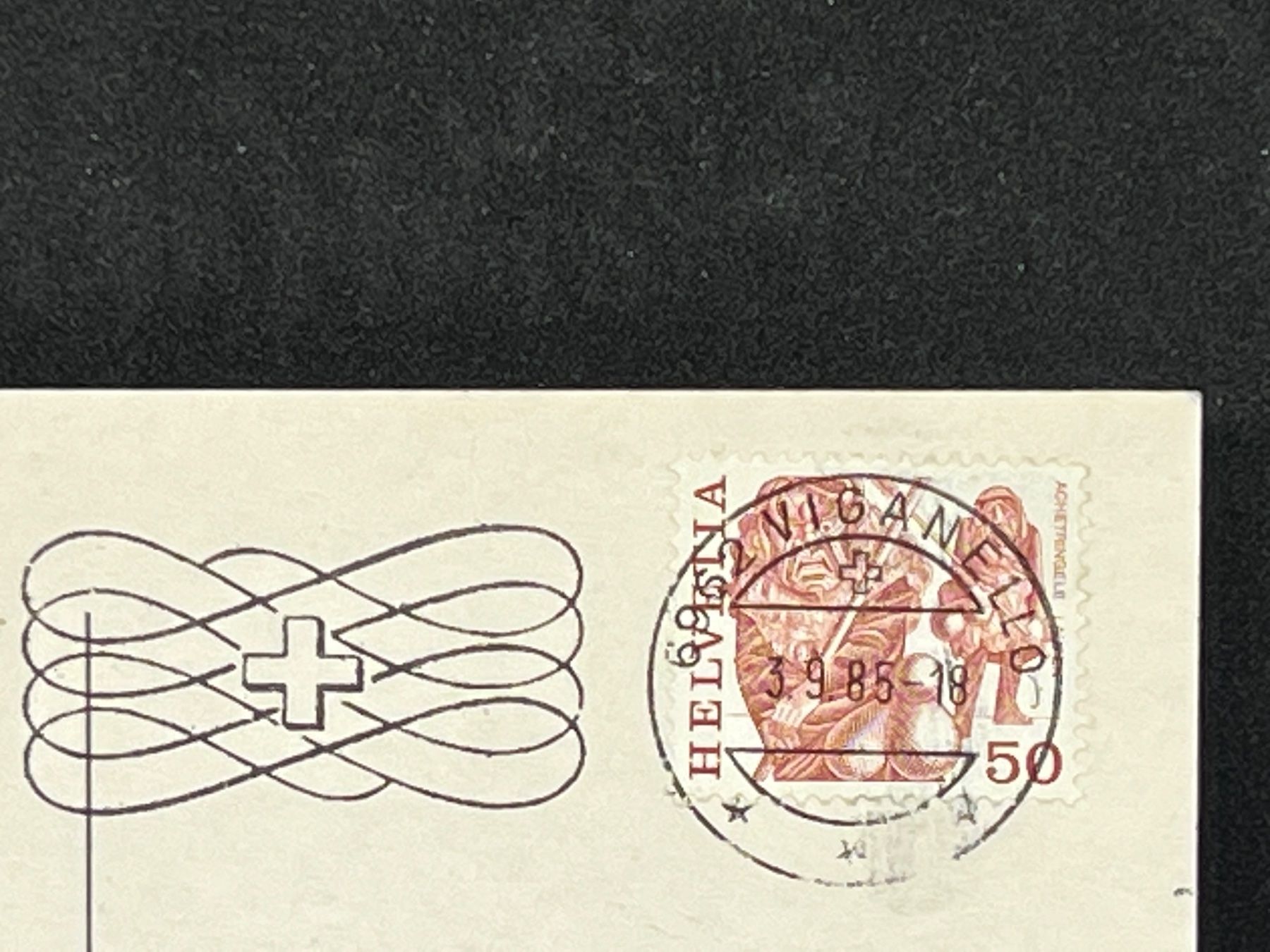 Cartoline postali: Lugano-Castagnola con Monte Brè – Usato da Widnau venduto da Brusi9 1