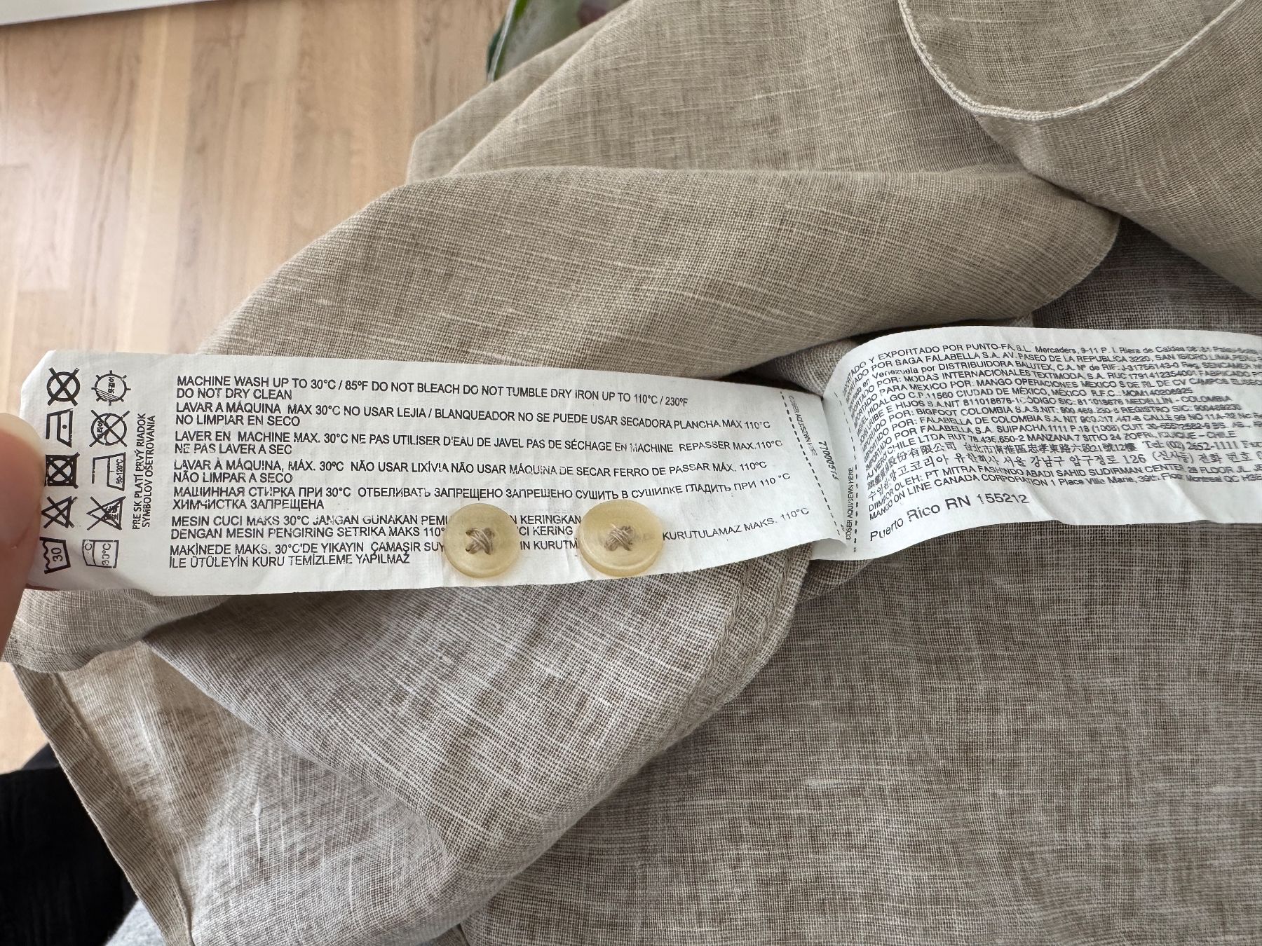 Mango Hemden: Mango Herren Hemd, beige, Grösse L – Gebraucht aus Frauenfeld von ani_pdx9 5