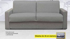 A liquider canapé lit 140 et 160cm. Matelas memory de 18 cm.