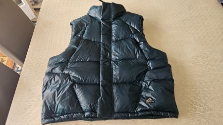 Gilet imbottito blu petrolio tg.XL Adidas
