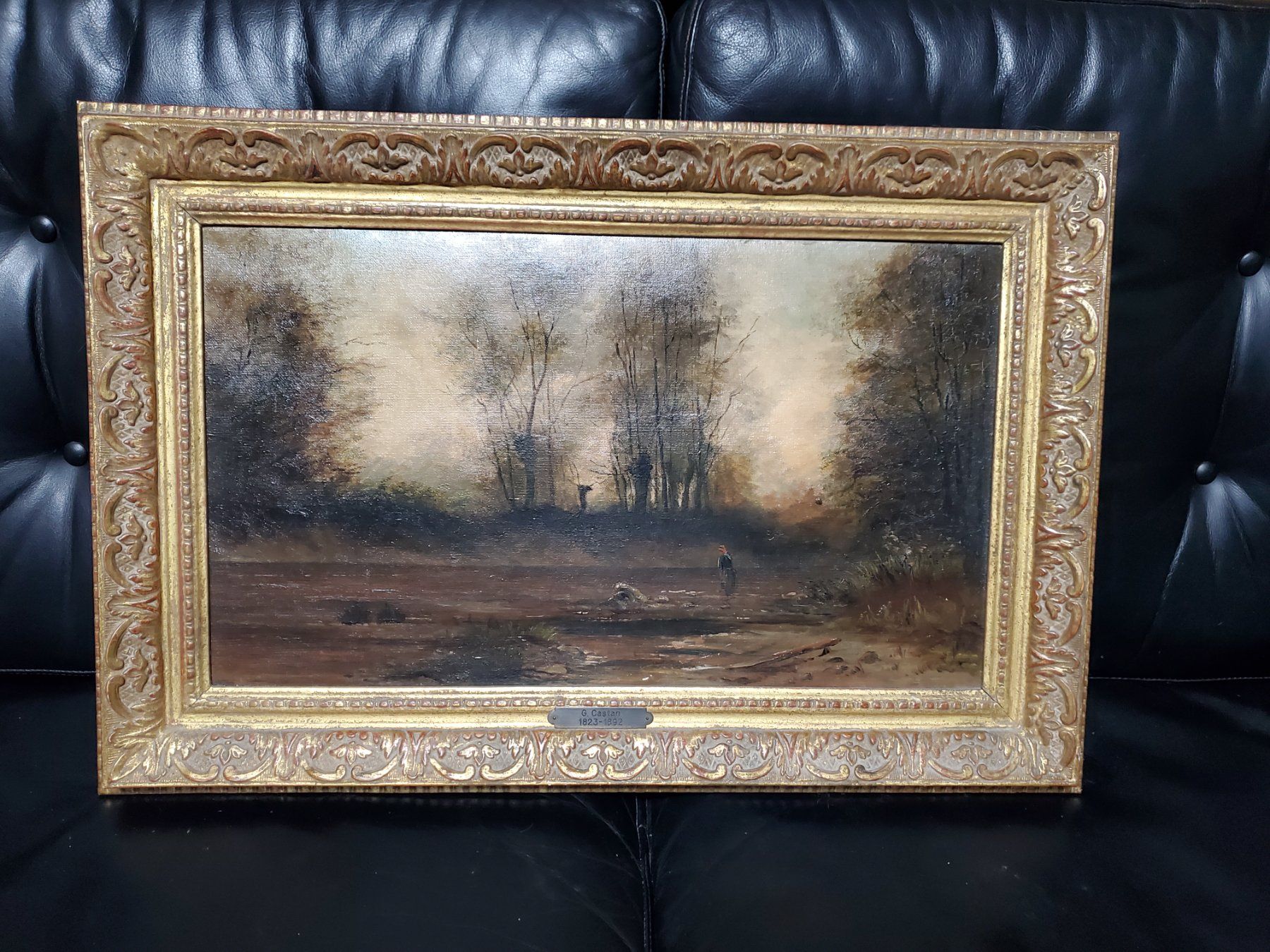Dipinti: GUSTAVE CASTAN 1823-1892 – Usato da BASEL venduto da elvins 5