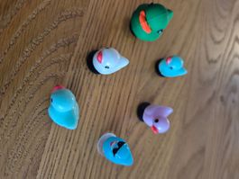 Badeenten Charms für Crocs, 6 Stück