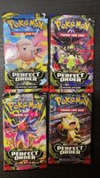 4 Boosters Pokémon Perfect Order scellés neufs