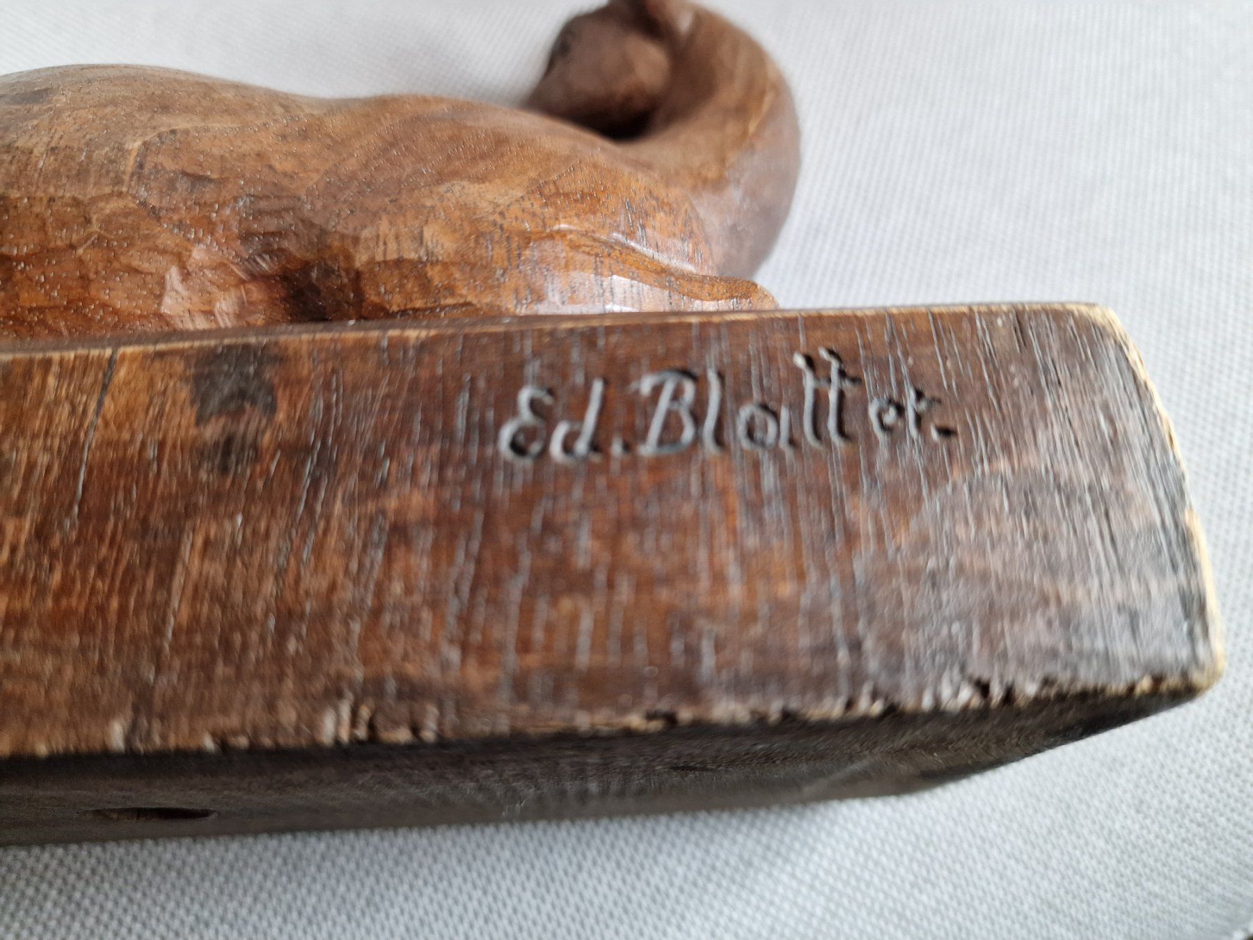 Statuette: Brienzer Schnitzerei  -  liegendes Reh  -  Ed. Blatter – Usato da Röthenbach i. E. venduto da Heureka5 6
