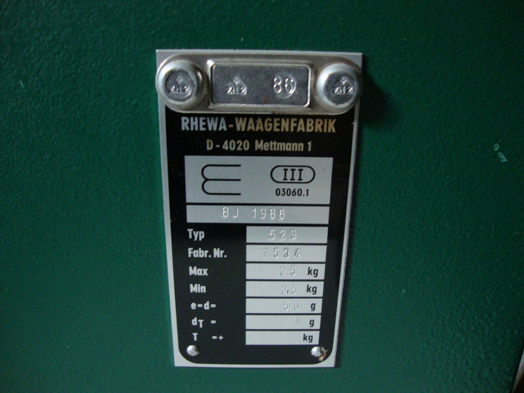 Accessori da laboratorio: Waage Rehwa – Usato da Stetten AG venduto da 48221948 3
