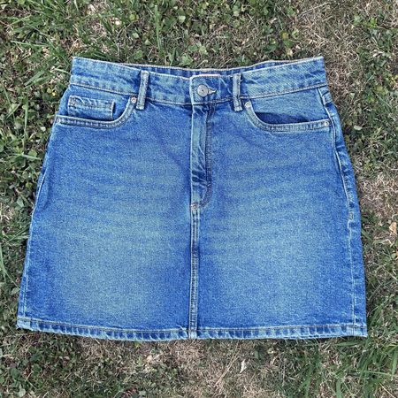 Y2K ONLY Denim Skirt Blue