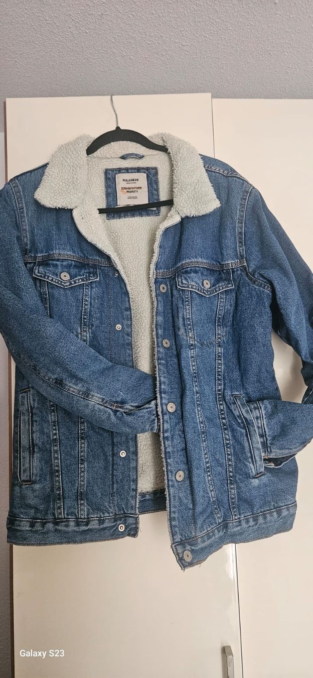 Pull&Bear Jacken: Jeansjacke gefüttert Herren – Gebraucht aus Schaffhausen von Nadia1111