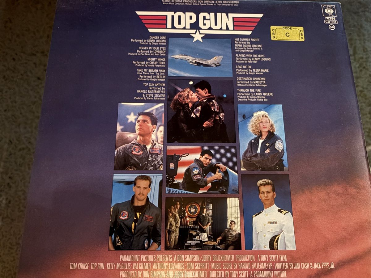 Dischi in vinile: VINYL top gun soundtrack – Usato da Herzogenbuchsee venduto da warrior77 1