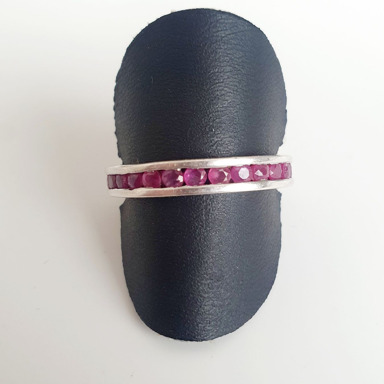 Ringe: Rubin-Eternity-925 Silber -Ring Memory-Ring gr. 19,1mm – Gebraucht aus Kreuzlingen von Wunderkiste123 7