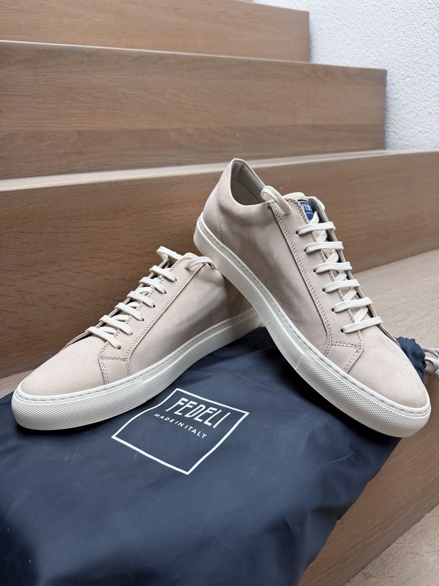 Scarpe da uomo: Fedeli Sneaker beige – Nuovo e nell'imballaggio originale da Oberwil b. Zug venduto da hallihallo12