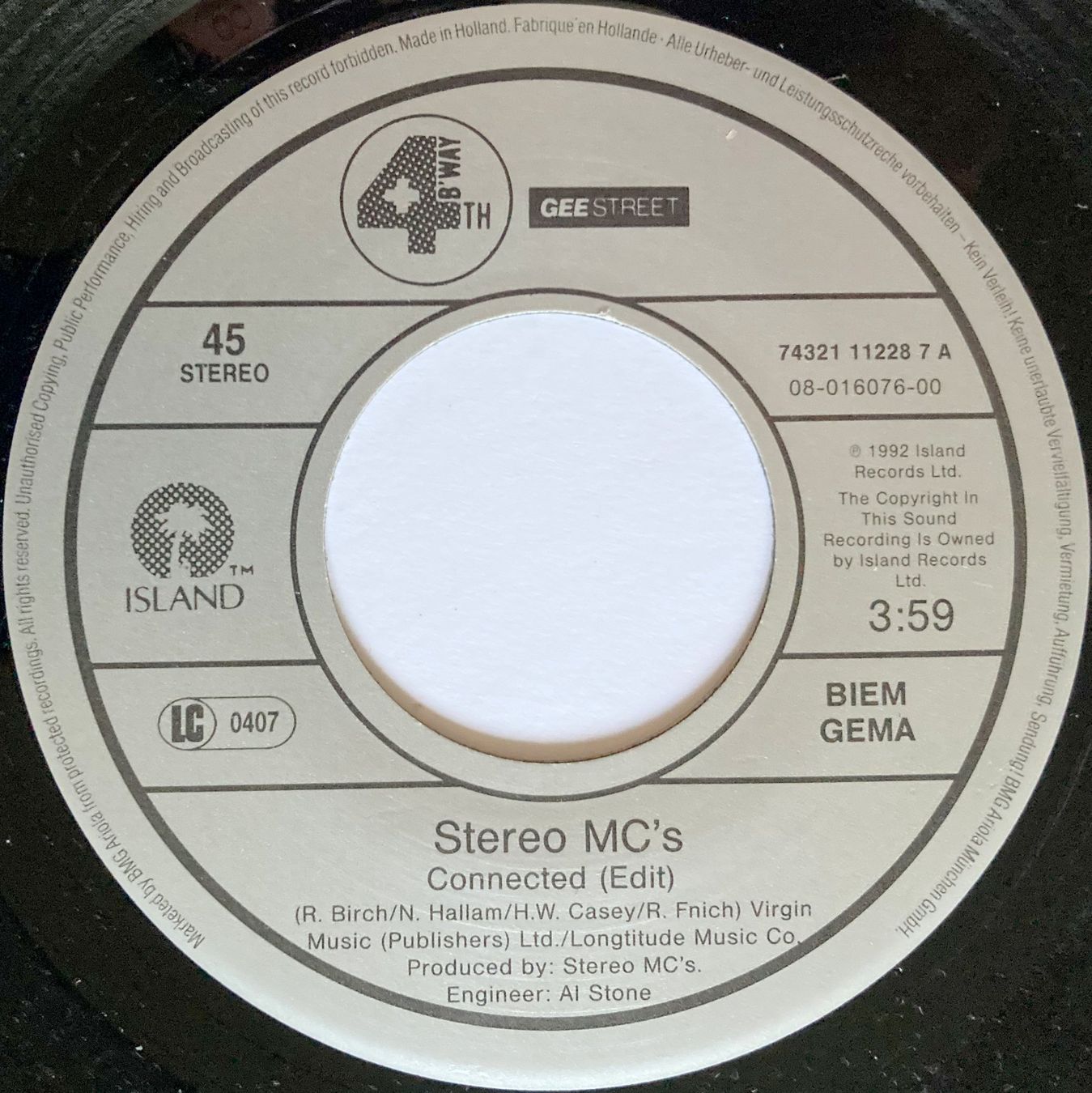 Dischi in vinile: STEREO MC's - CONNECTED – Usato da Bottens venduto da hotter-than-hell 2