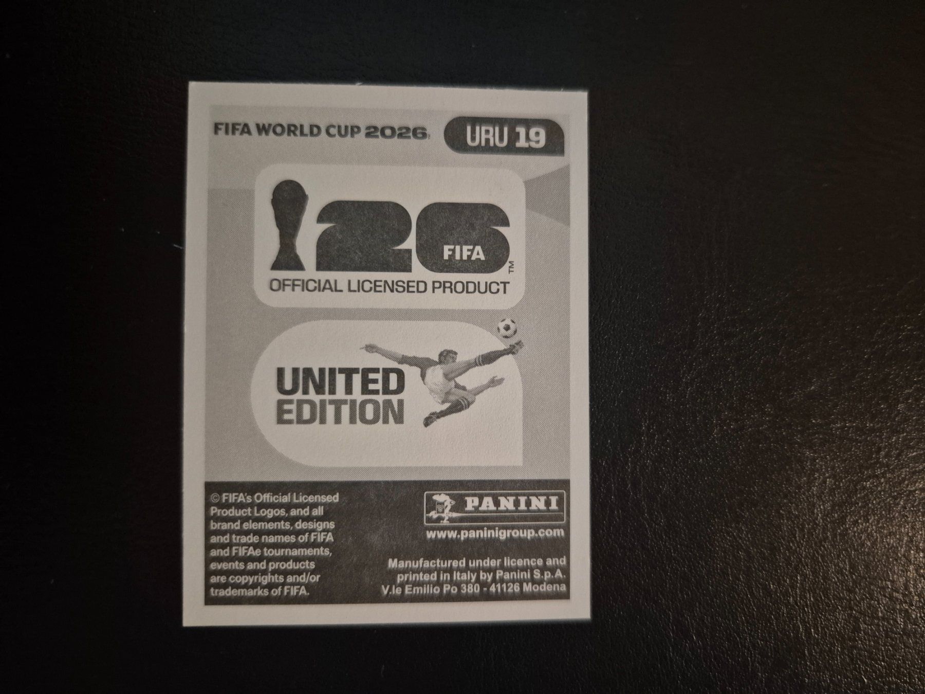 Panini Sammelbilder & Trading cards: Panini WM 26 URU 19 – Neu (gemäss Beschreibung) aus Rorschacherberg von AJ3108 1