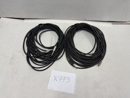 2x Neutrik Kabel Cinch M auf  Klinke M stereo  20m (X779)