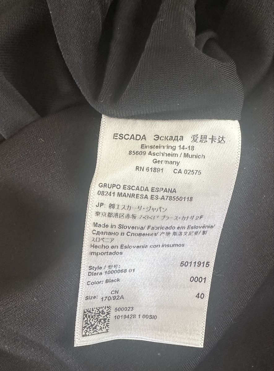 Escada Vestiti: Escada Sommerkleid, schwarz, Grösse 40 – Nuovo (secondo la descrizione) da Oberwil BL venduto da orsay 4