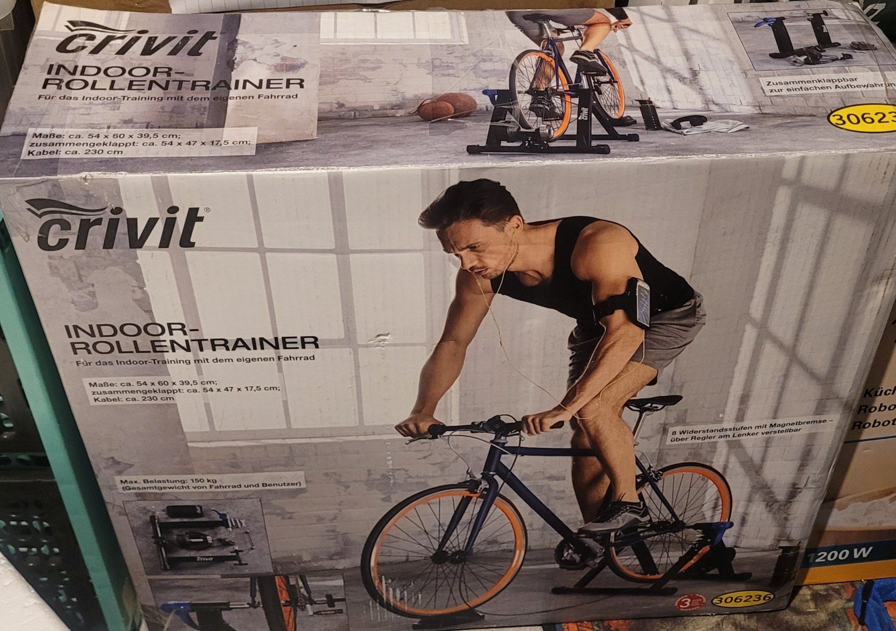 Hometrainer: Fahrrad Indoor Rollentrainer, Training mit eigenem Fahrrad – Gebraucht aus Sisseln AG von cosmos04 4