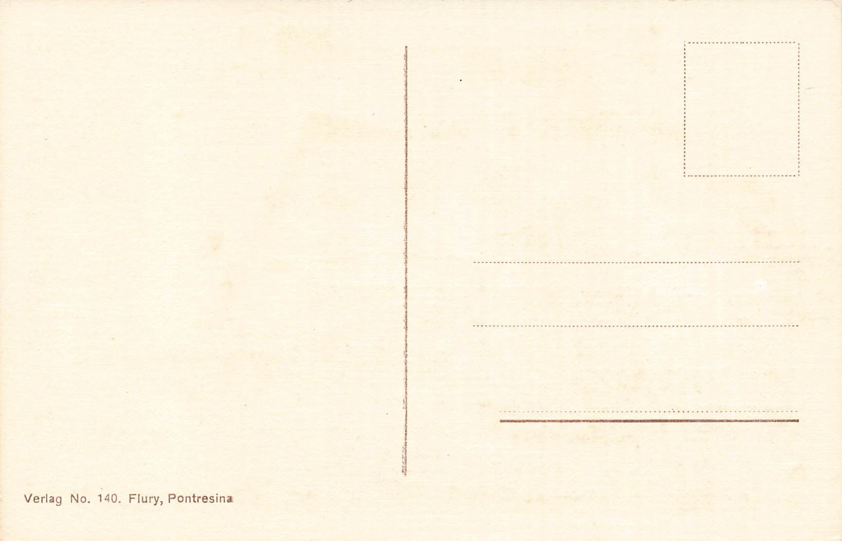 Cartoline postali: Pontresina GR Dorfstrasse Winter – Usato da Biasca venduto da Blenio71 1