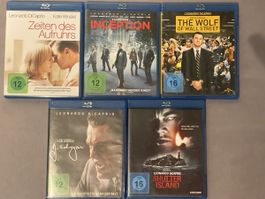 5 x   Leonardo DiCaprio   Blu Rays