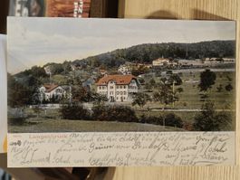 Alte PK / Langenbruck BL - Gelaufen 1904