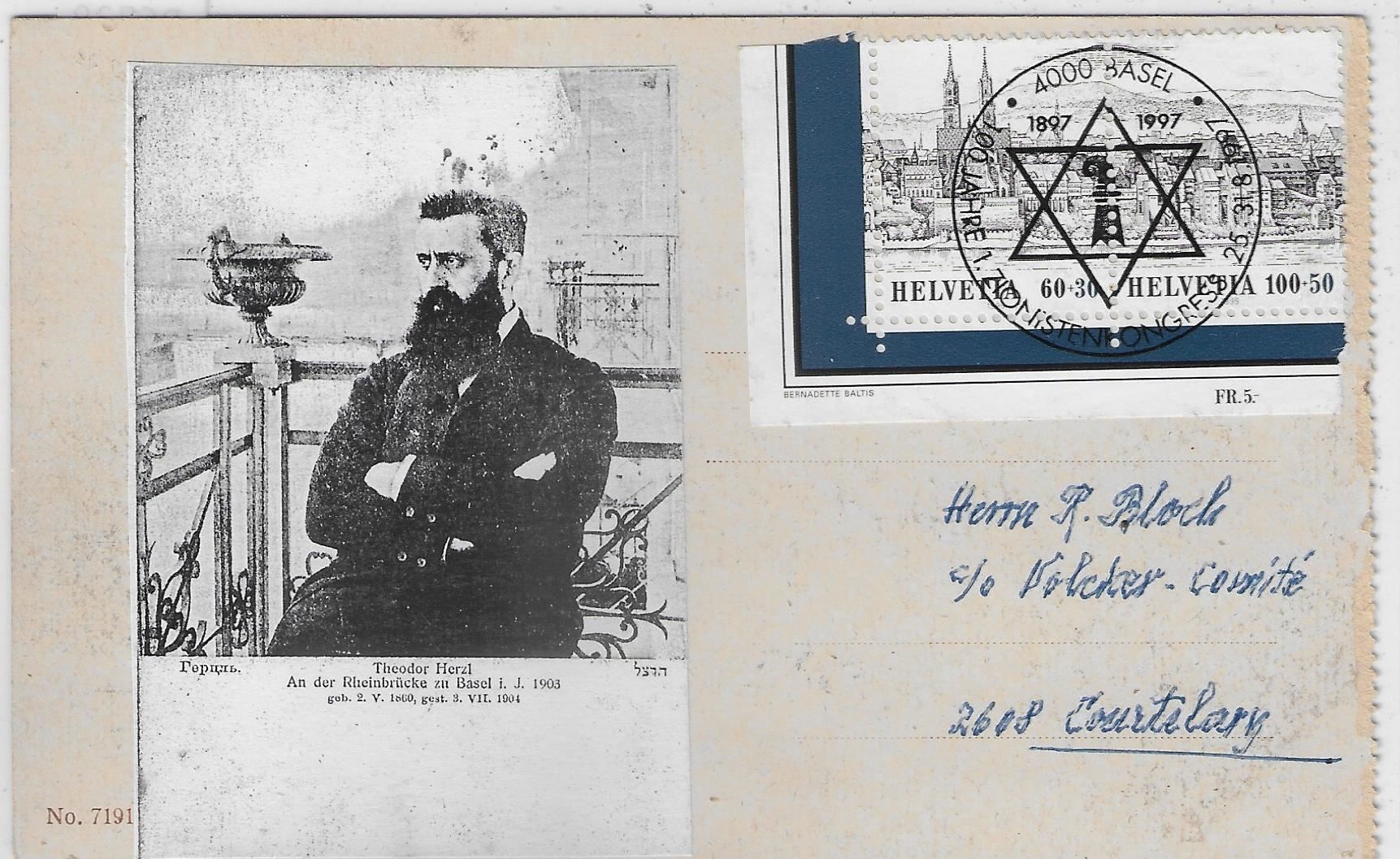 Cartoline postali: Basel - Generalansicht - Stempel: – Usato da Ettingen venduto da Kartenplanet 1