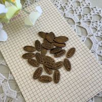 25x Anhanger Handmade Look Bronze