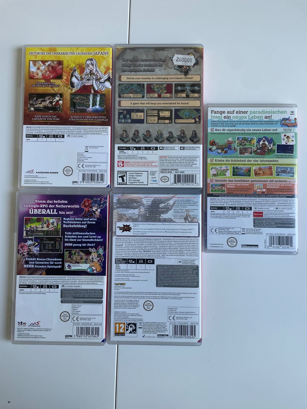 Nintendo Spiele: Nintendo Switch Spiel 5Stk – Gebraucht aus Dällikon von buyandbehappy 1