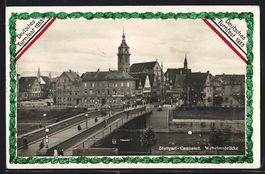 Stuttgart-Cannstatt, Wilhelmsbrücke, De