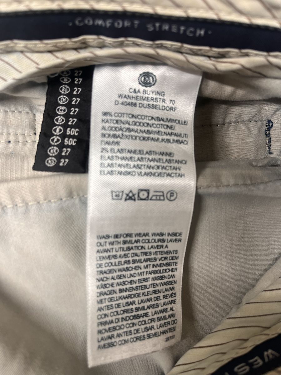 Hosen: Westburry Chino Jeans style gr. 27 – Gebraucht aus Pfäffikon ZH von Restore-Me 2
