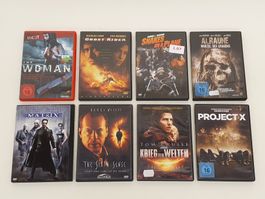 8 DVD's mit bekannten Kinofilmen - Schnäppchen!