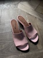 Neue rosa Lederpantoletten Gr. 41 von La Garçonne