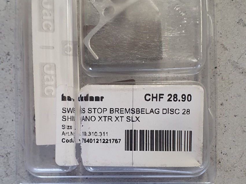 Pezzi di ricambio: Swissstop Bremsbelag DISC 28 – Nuovo e nell'imballaggio originale da Henggart venduto da Virus81 1
