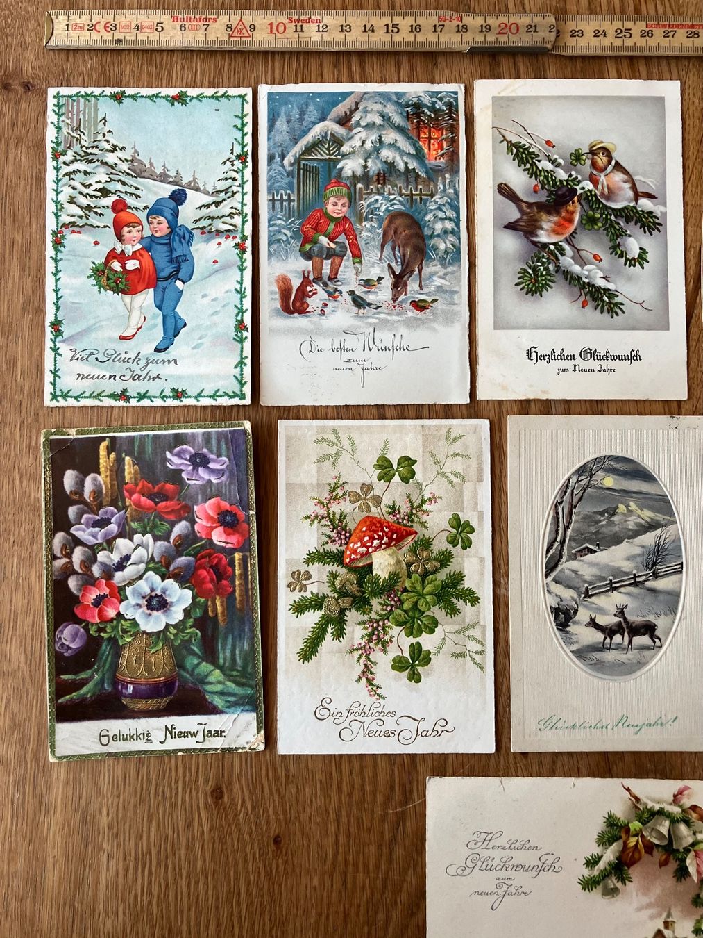 Cartes postales: Antike Ansichtskarten Neujahrsgrüsse – D'occasion à Waldstatt par breitaxt 1