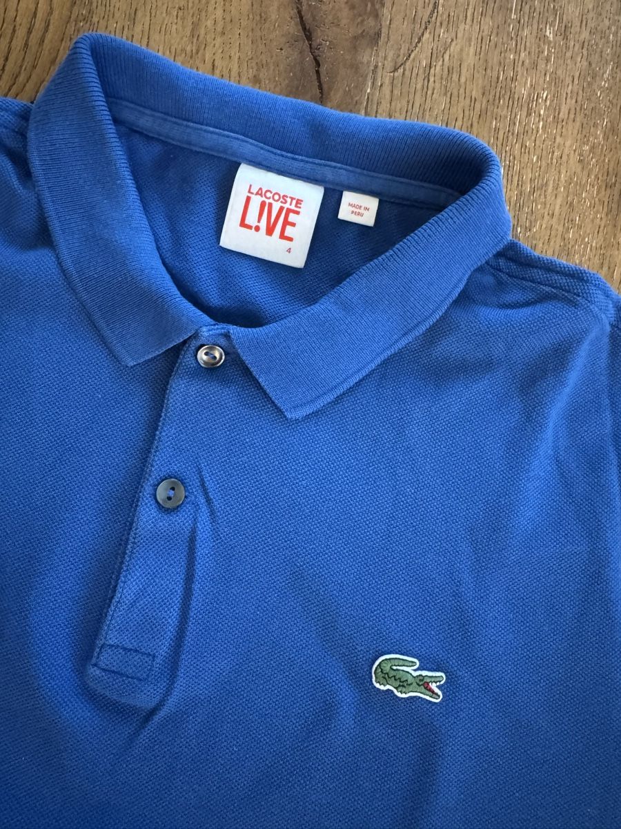 Lacoste Magliette Polo: Lacoste Polo Shirt Grösse 4 Blau  – Usato da Küssnacht am Rigi venduto da Belli_12 1